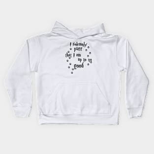 Mischievous cat Kids Hoodie